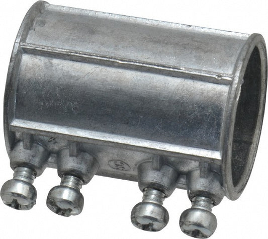 Thomas & Betts TK224SC Conduit Coupling For EMT, Die Cast Zinc, 1-1/4" Trade Size