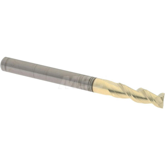 Accupro 312924 Square End Mill 1/8" Dia, 3/8" LOC, 2 Flute, Solid Carbide