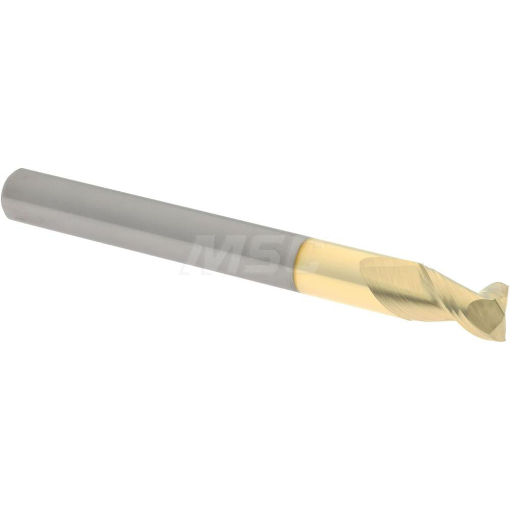 Accupro 313013 Square End Mill 1/4" Dia, 3/8" LOC, 2 Flute, Solid Carbide