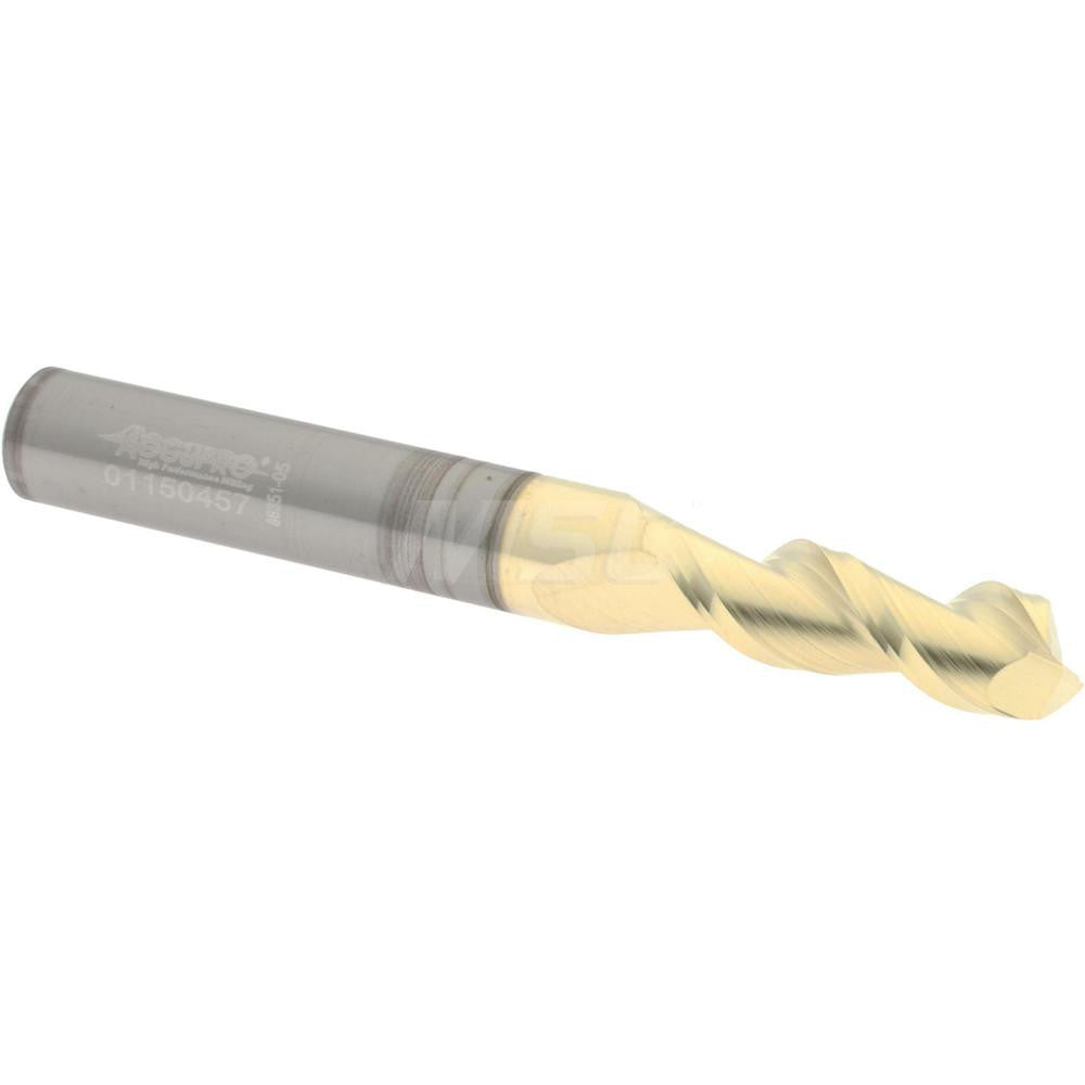 Accupro 313094 Square End Mill 9/32" Dia, 13/16" LOC, 2 Flute, Solid Carbide