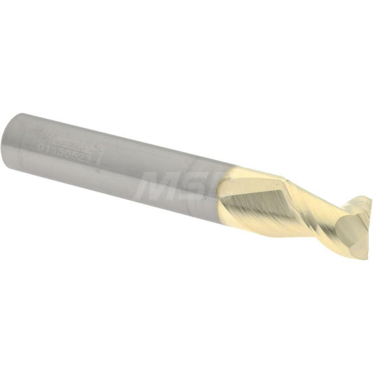 Accupro 313164 Square End Mill 3/8" Dia, 1/2" LOC, 2 Flute, Solid Carbide
