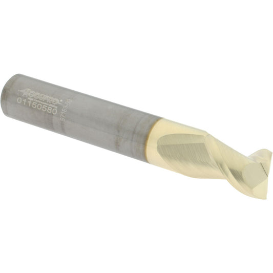 Accupro 313244 Square End Mill 7/16" Dia, 9/16" LOC, 2 Flute, Solid Carbide