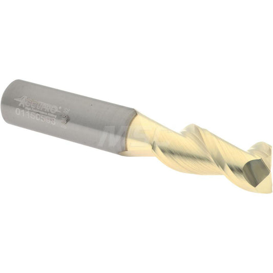 Accupro 313249 Square End Mill 7/16" Dia, 1" LOC, 2 Flute, Solid Carbide