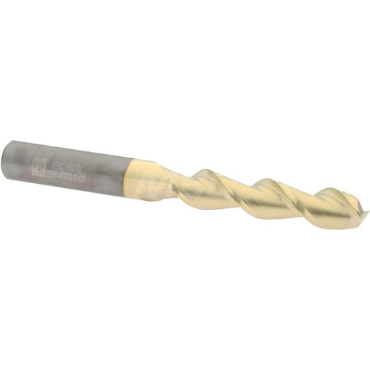 Accupro 313254 Square End Mill 7/16" Dia, 2" LOC, 2 Flute, Solid Carbide