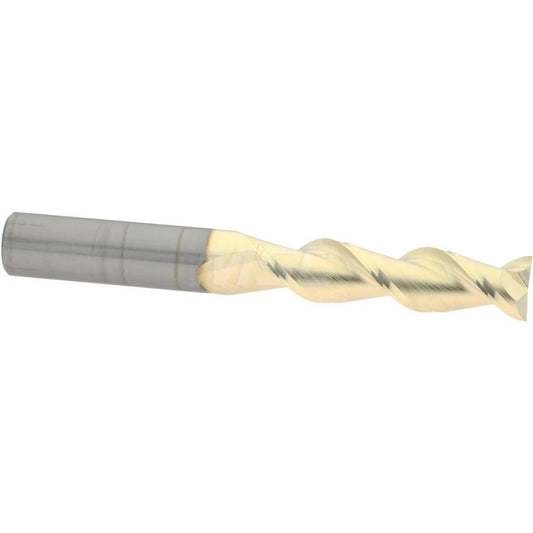 Accupro 313337 Square End Mill 1/2" Dia, 2" LOC, 2 Flute, Solid Carbide
