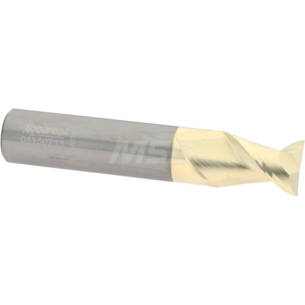 Accupro 313422 Square End Mill 3/4" Dia, 1" LOC, 2 Flute, Solid Carbide