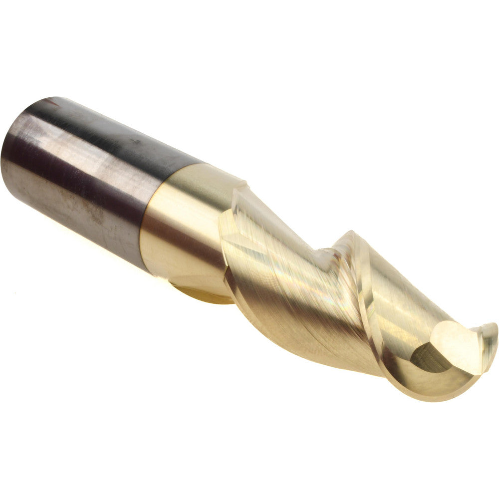 Accupro 313723 Ball End Mill 1" Dia, 2" LOC, 2 Flute, Solid Carbide