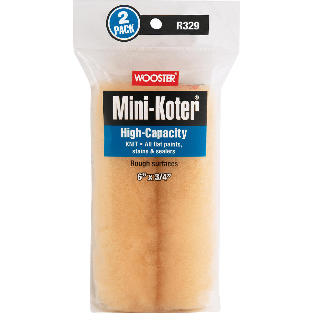 Wooster Brush R329-6 Mini Roller Cover 3/4" Nap, 6" Wide