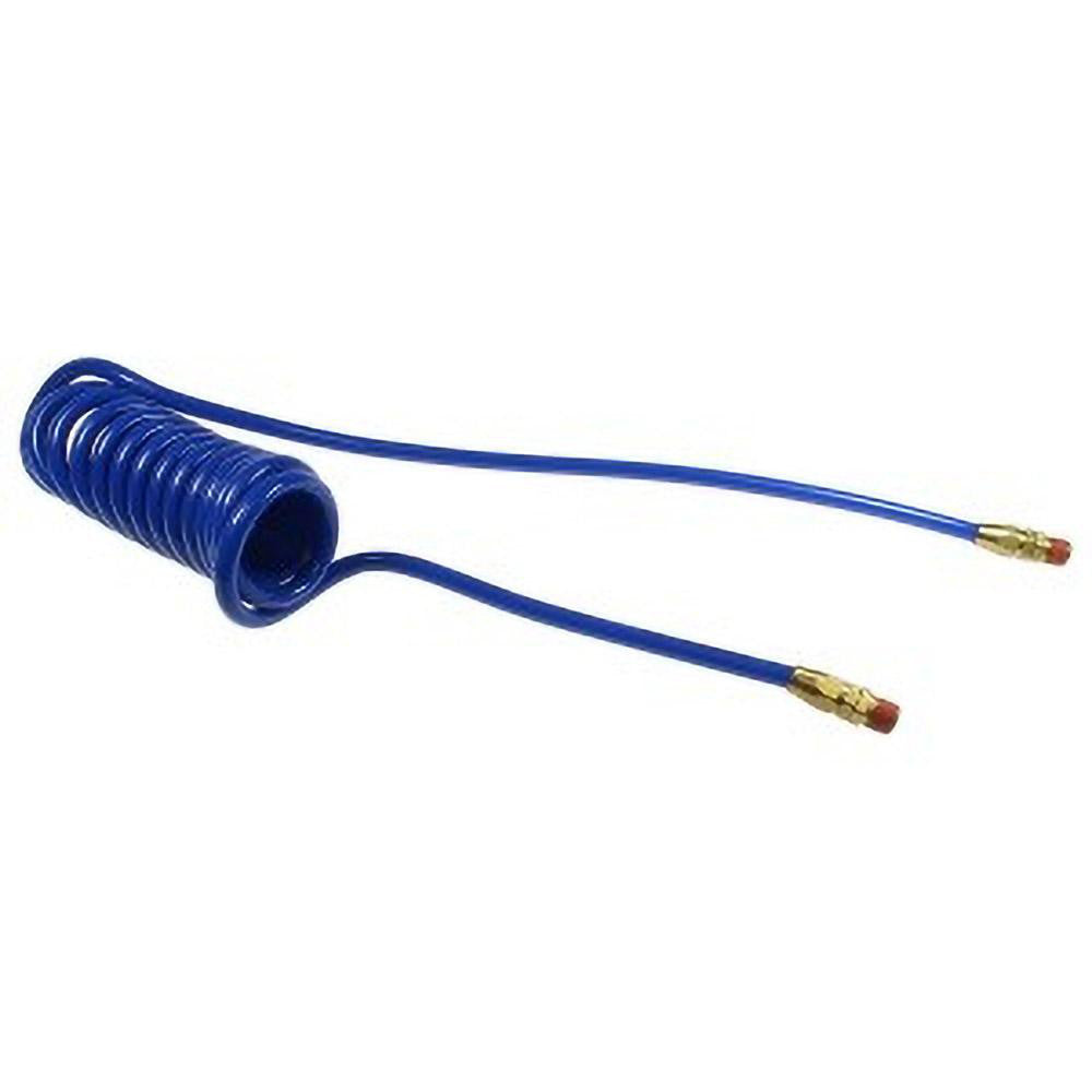 Coilhose Pneumatics PR38-25B-B53 Coiled & Self Storing Hose 3/8" ID, 25' Long, Male Swivel x Male Swivel