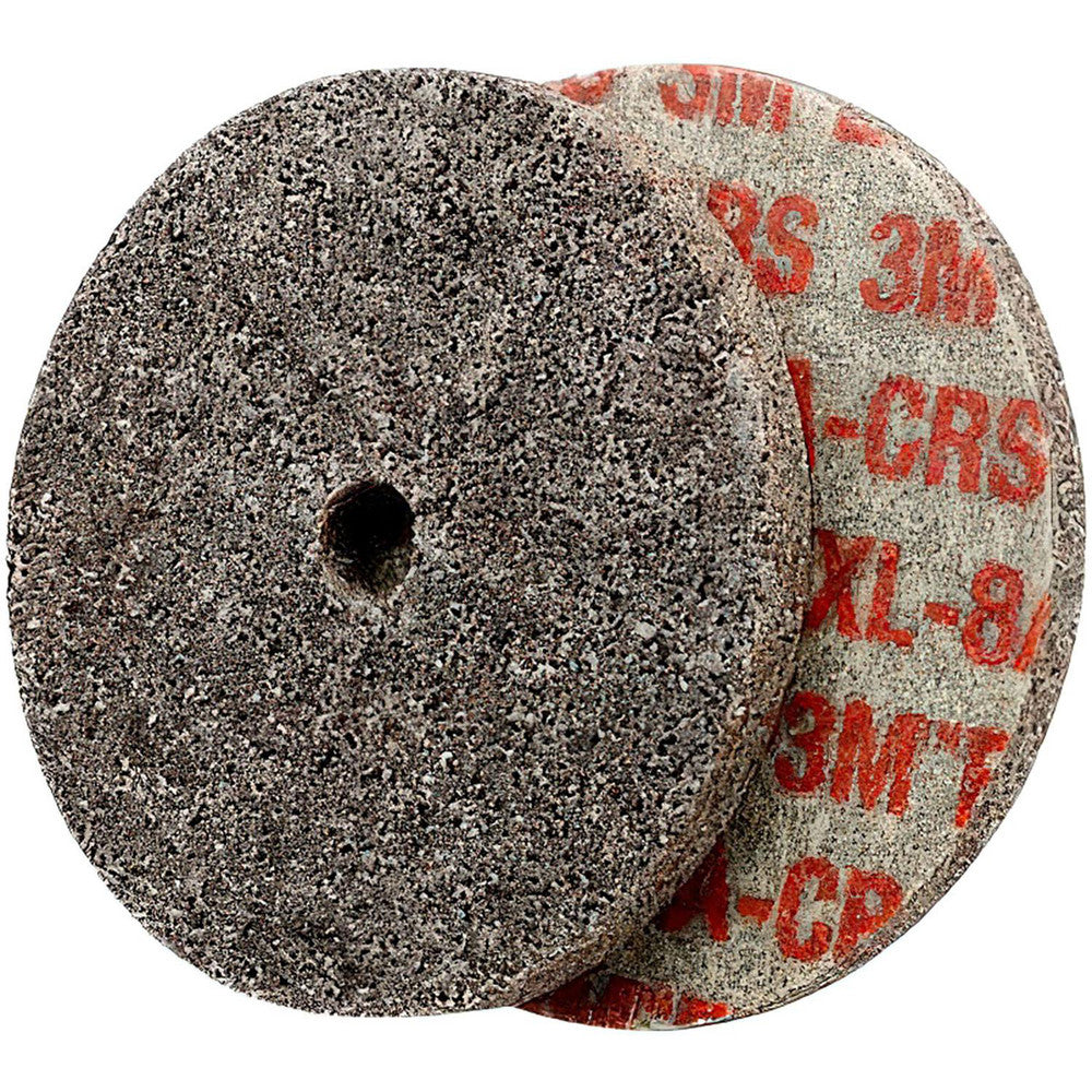 3M 7000000693 Deburring Wheel 2" Dia, 1/4" Face Width, 1/4" Hole, Density 8, Aluminum Oxide