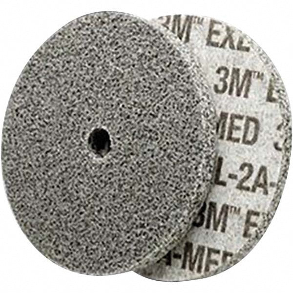 3M 7000045949 Deburring Wheel 3" Dia, 1/2" Face Width, 1/4" Hole, Density 2, Aluminum Oxide