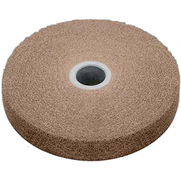 3M 7000120683 Deburring Wheel 6" Dia, 1" Face Width, 1" Hole, Density 8, Aluminum Oxide