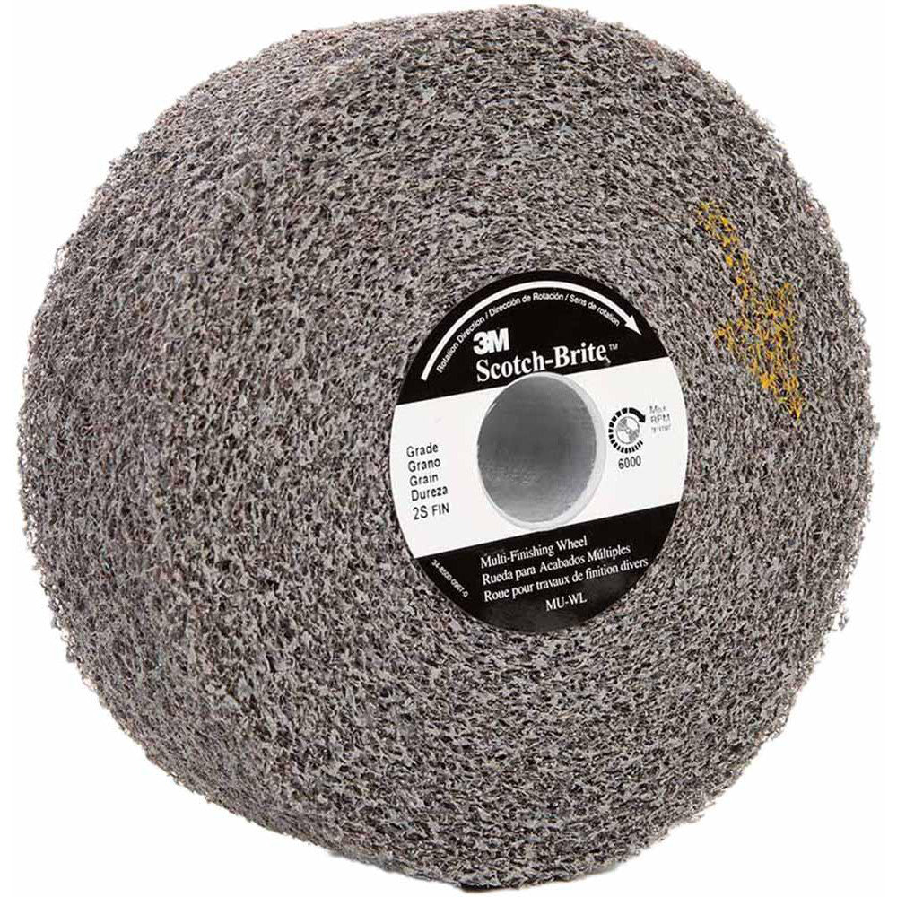 3M 7000136471 Deburring Wheel  6" Dia,  1" Face Width,  1" Hole,  Density 2 N/A Silicon Carbide