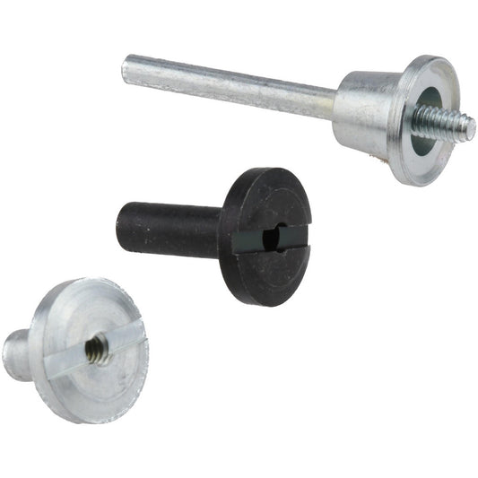 3M 15013 Deburring Wheel Mandrel 1/8™ Shank Dia, 3/16™ Wheel Hole