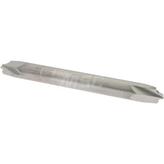 Accupro 01176833 Corner Rounding End Mill 0.07 mm Radius, 1/4" Dia, 2 Flutes, Solid Carbide