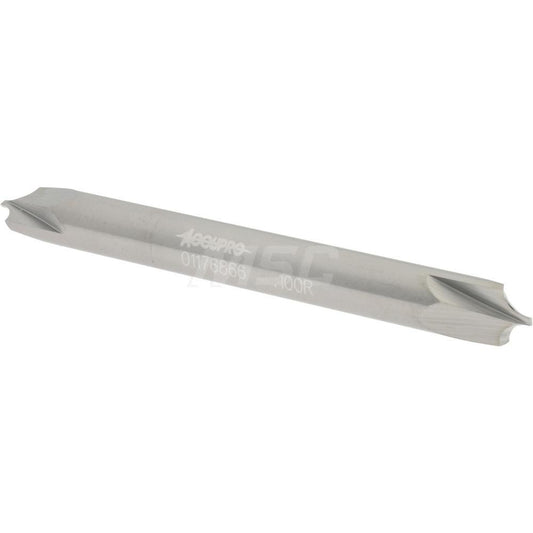 Accupro 01176866 Corner Rounding End Mill 0.10 mm Radius, 1/4" Dia, 2 Flutes, Solid Carbide