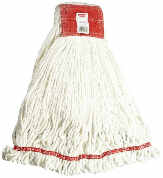 Rubbermaid FGA25306WH00 Wet Mop Loop Large, White Mop, Blended Fiber