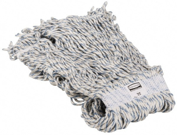 Rubbermaid FGA41206WH00 Wet Mop Loop Side Loading, Medium, White Mop, Blended Fiber