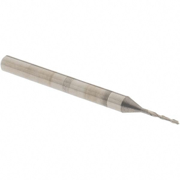 OSG 402-0312 Square End Mill 1/32'' Dia, 1/8'' LOC, 1/8'' Shank Dia, 1-1/2'' OAL, 2 Flutes, Solid Carbide
