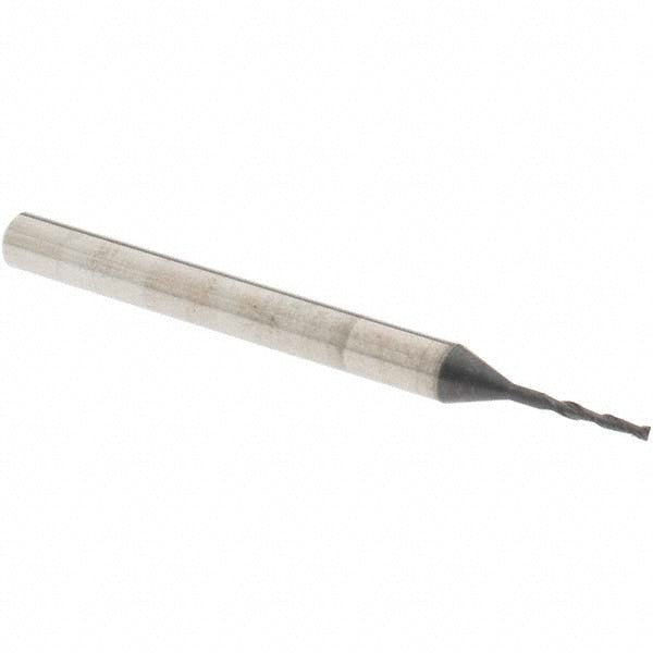 OSG 402-031211 Square End Mill 1/32'' Dia, 1/8'' LOC, 1/8'' Shank Dia, 1-1/2'' OAL, 2 Flutes, Solid Carbide