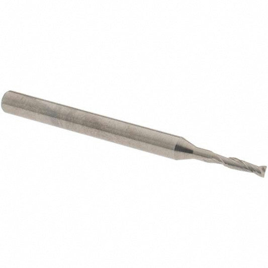 OSG 402-0625 Square End Mill 1/16'' Dia, 3/16'' LOC, 1/8'' Shank Dia, 1-1/2'' OAL, 2 Flutes, Solid Carbide