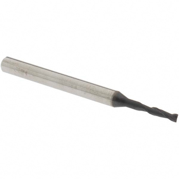 OSG 402-062511 Square End Mill 1/16'' Dia, 3/16'' LOC, 1/8'' Shank Dia, 1-1/2'' OAL, 2 Flutes, Solid Carbide