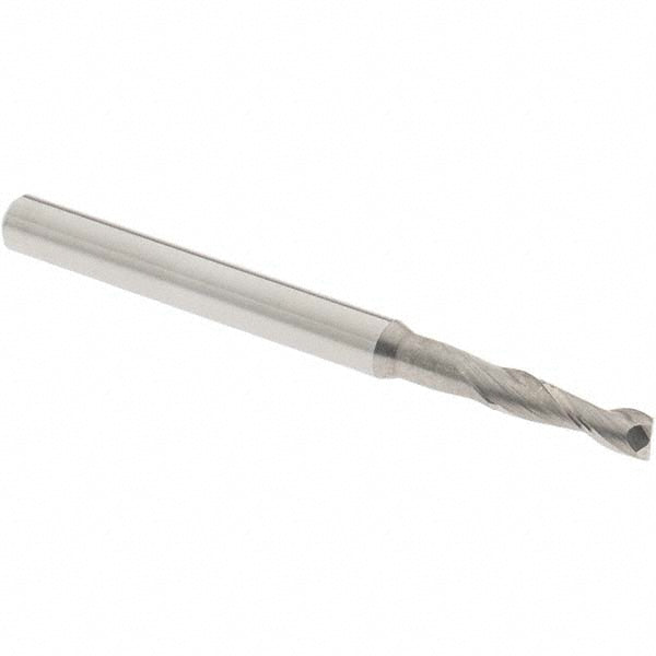 OSG 402-0938 Square End Mill 3/32'' Dia, 5/16'' LOC, 1/8'' Shank Dia, 1-1/2'' OAL, 2 Flutes, Solid Carbide