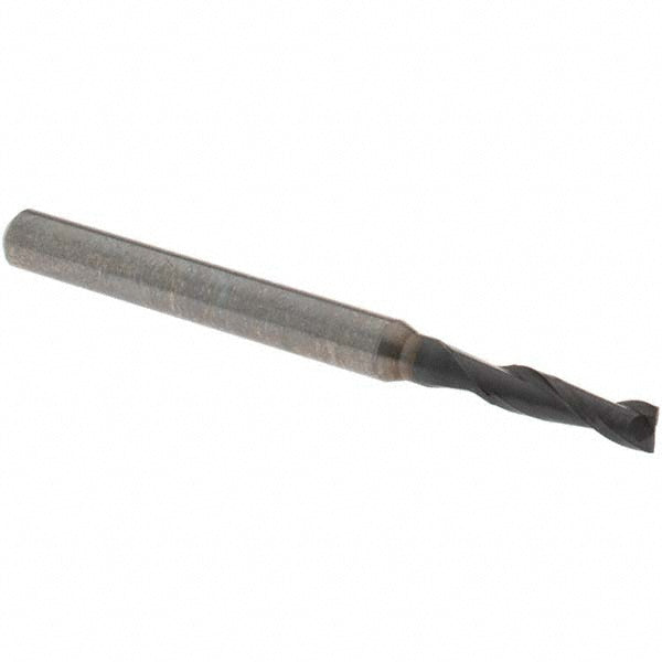 OSG 402-093811 Square End Mill 3/32'' Dia, 5/16'' LOC, 1/8'' Shank Dia, 1-1/2'' OAL, 2 Flutes, Solid Carbide