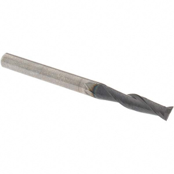 OSG 402-125011 Square End Mill 1/8'' Dia, 1/2'' LOC, 1/8'' Shank Dia, 1-1/2'' OAL, 2 Flutes, Solid Carbide