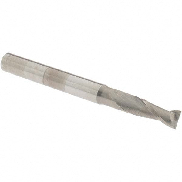 OSG 402-2188 Square End Mill 7/32'' Dia, 5/8'' LOC, 1/4'' Shank Dia, 2-1/2'' OAL, 2 Flutes, Solid Carbide