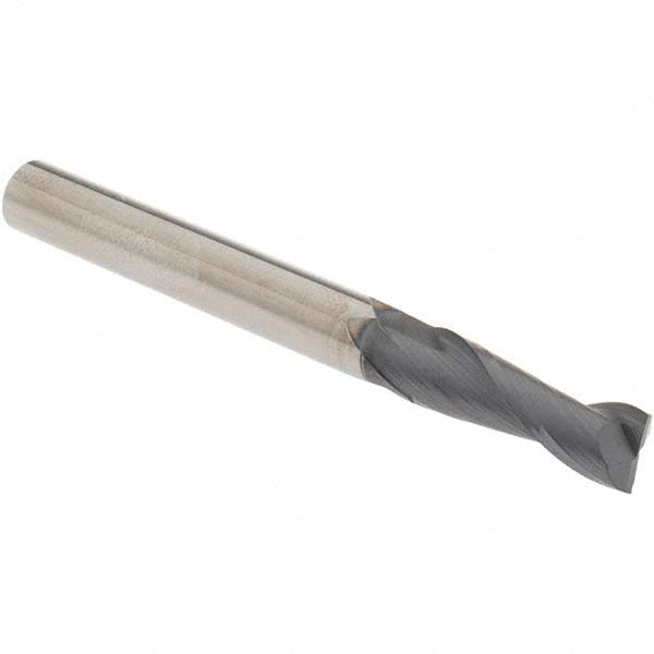 OSG 402-250011 Square End Mill 1/4'' Dia, 3/4'' LOC, 1/4'' Shank Dia, 2-1/2'' OAL, 2 Flutes, Solid Carbide