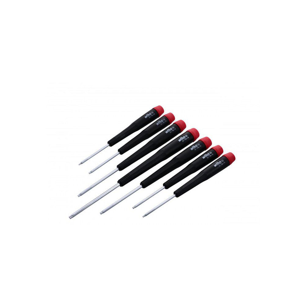 Wiha 26792 7 Piece T5 to T15 Micro Handle Torx Driver Set