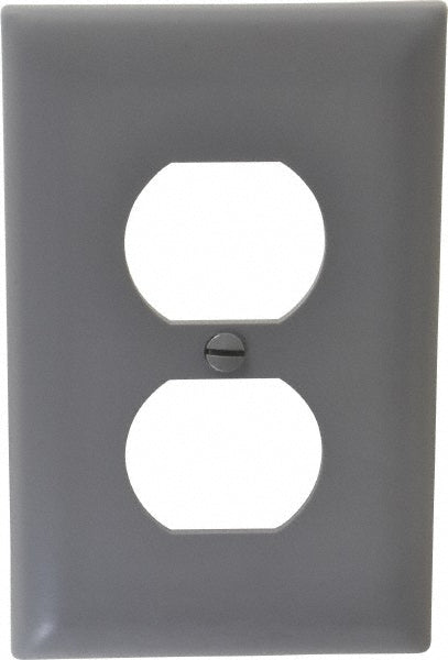 Pass & Seymour TP8GRY 1 Gang, 4-11/16 Inch Long x 2-15/16 Inch Wide, Standard Outlet Wall Plate