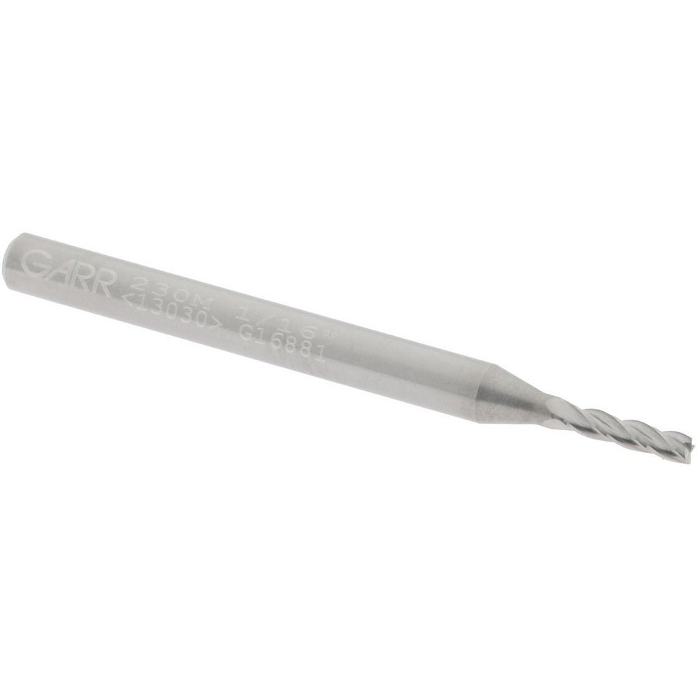 Value Collection 13030 Square End Mill 1/16" Dia, 1/4" LOC, 4 Flutes, Solid Carbide