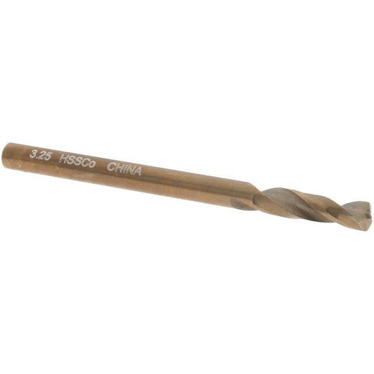 Value Collection 01195676 Screw Machine Length Drill Bit 3.25 mm Dia, 135 deg Point, Cobalt
