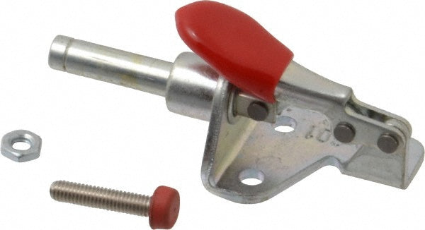 De-Sta-Co 601-M Standard Straight Line Action Clamp 100 lb Load Capacity, 0.63" Plunger Travel, Flanged Base, Carbon Steel