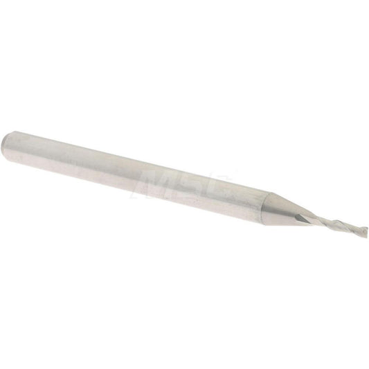 Accupro 01216332 Square End Mill 0.0394'' Dia, 0.1575'' LOC, 2 Flutes, Solid Carbide