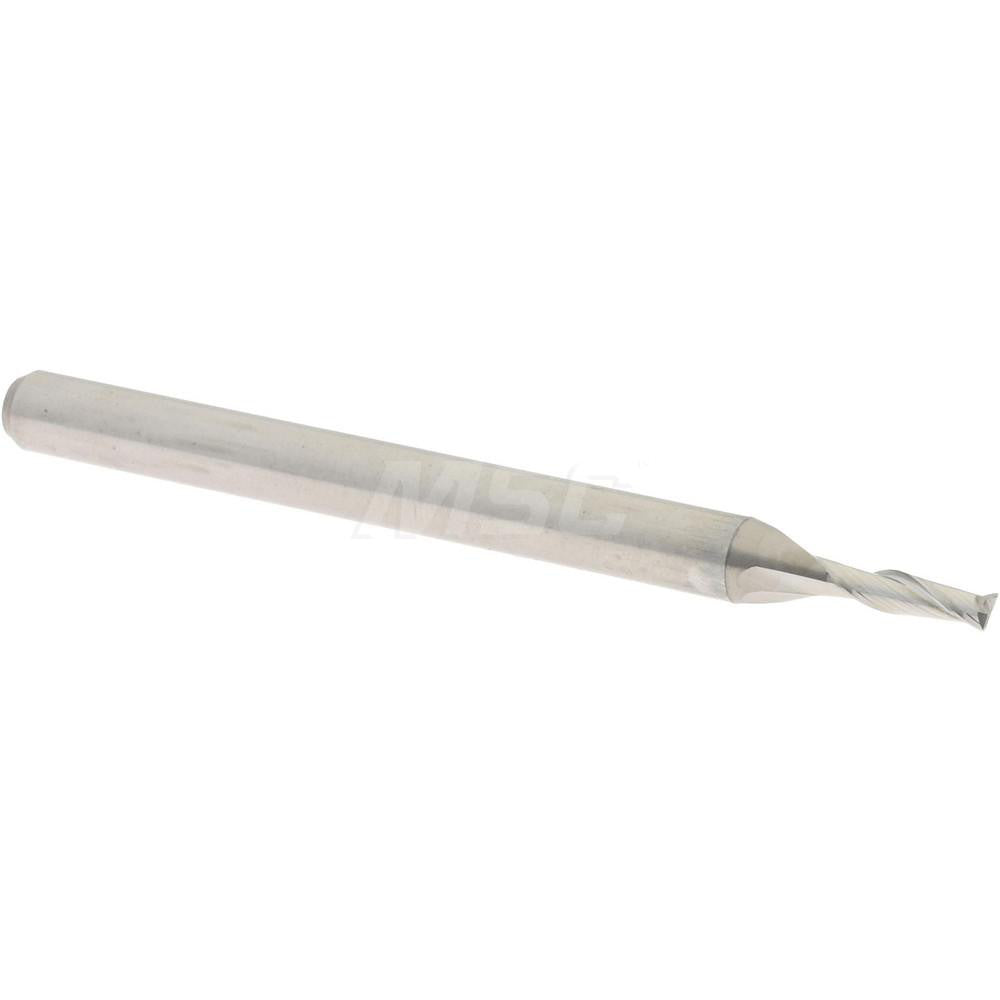 Accupro 01216340 Square End Mill 0.0591'' Dia, 0.1969'' LOC, 2 Flutes, Solid Carbide