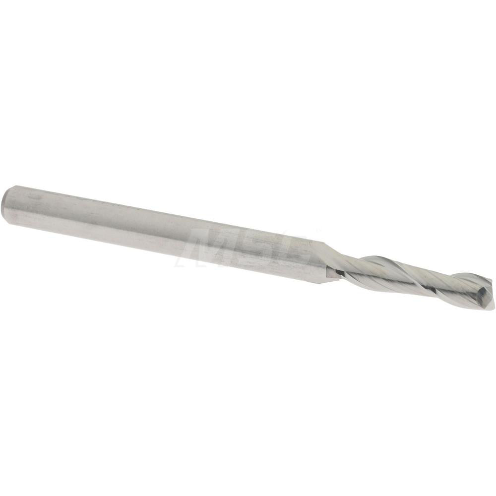 Accupro 01216365 Square End Mill 0.0984'' Dia, 0.374'' LOC, 2 Flutes, Solid Carbide