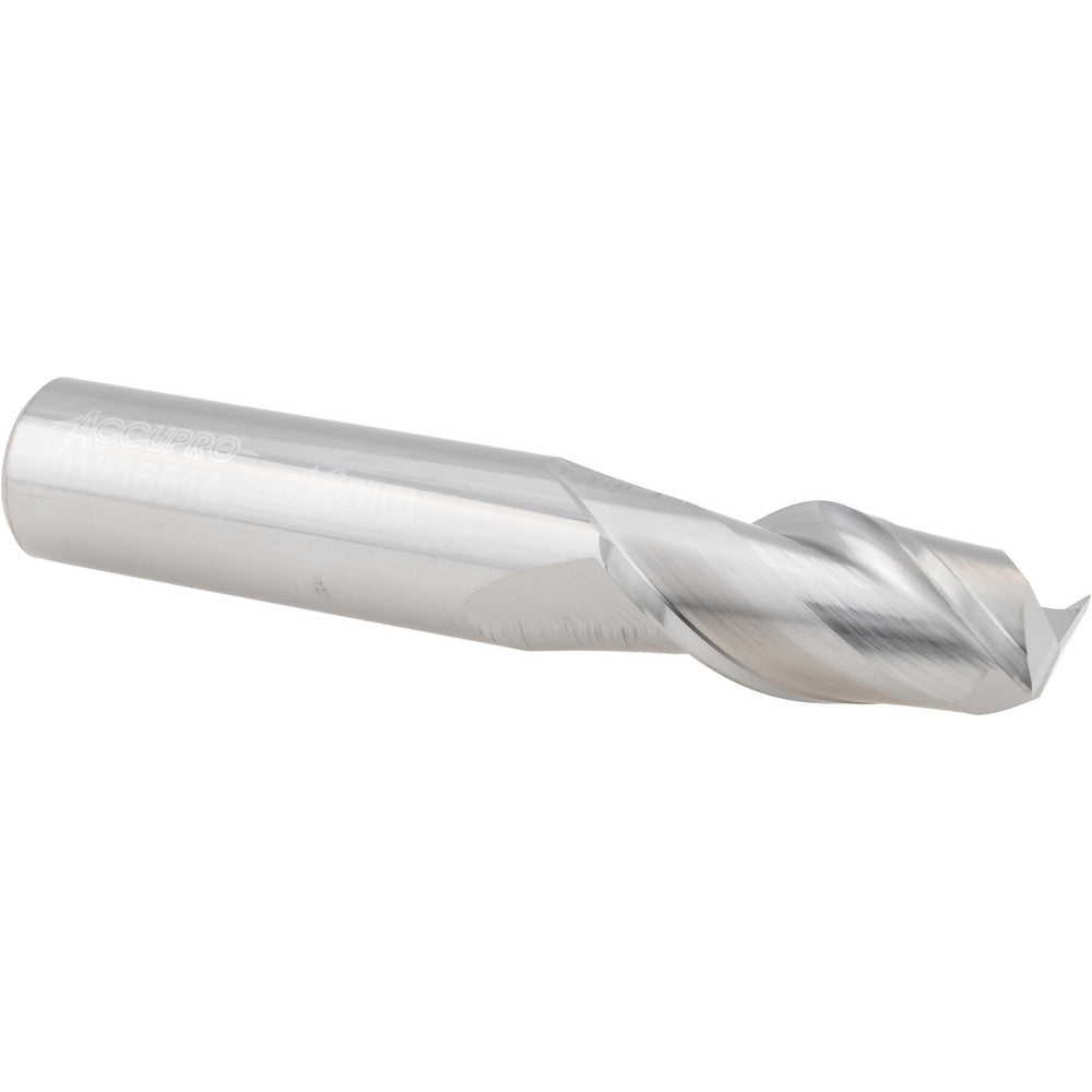 Accupro 01216514 Square End Mill 0.7087'' Dia, 1.4961'' LOC, 2 Flutes, Solid Carbide