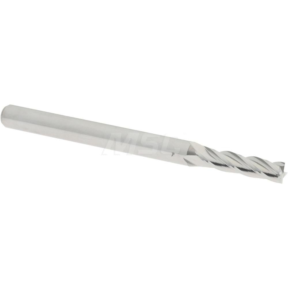 Accupro 01216571 Square End Mill 0.0984'' Dia, 0.374'' LOC, 4 Flutes, Solid Carbide