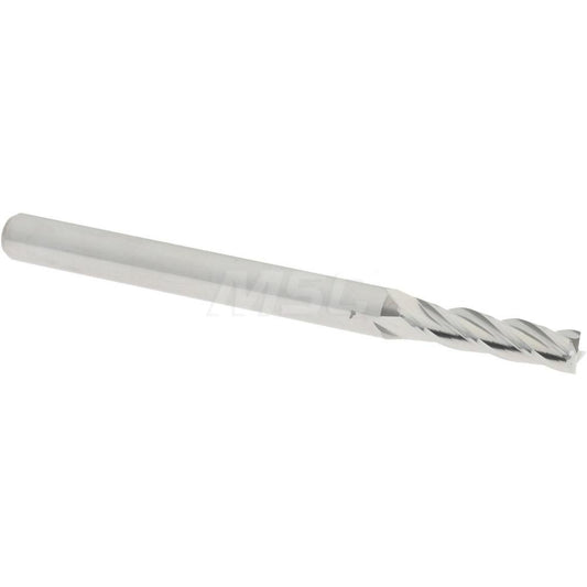 Accupro 01216571 Square End Mill 0.0984'' Dia, 0.374'' LOC, 4 Flutes, Solid Carbide