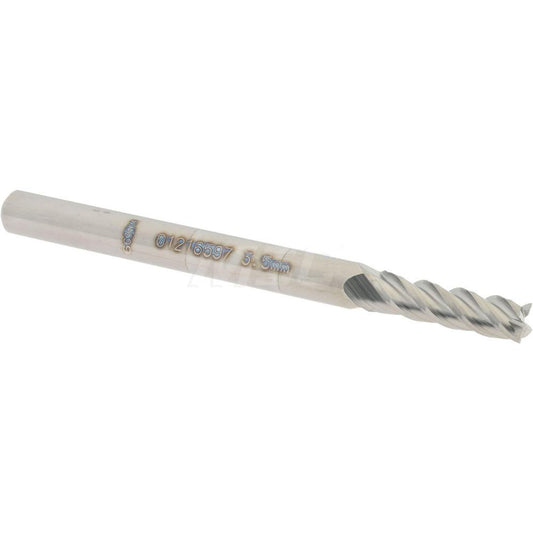 Accupro 01216597 Square End Mill 0.138'' Dia, 0.4724'' LOC, 4 Flutes, Solid Carbide
