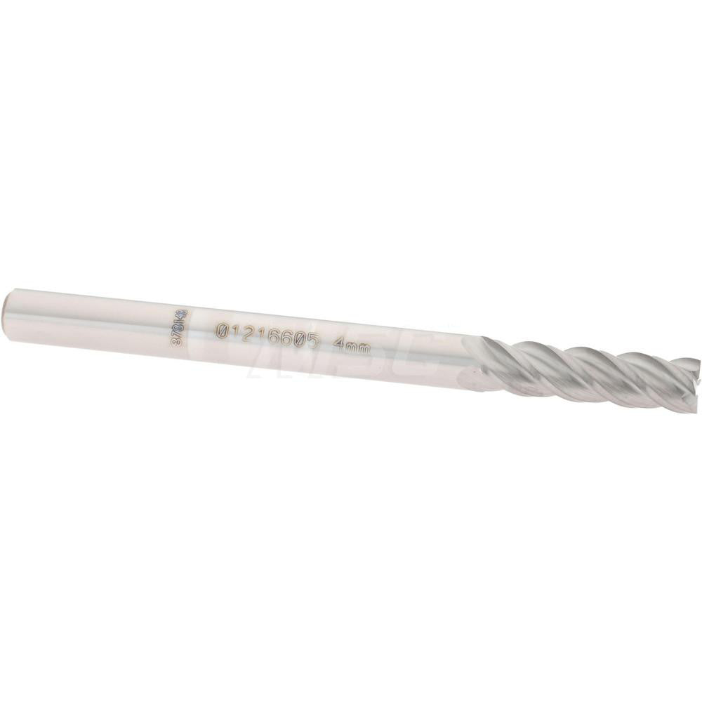 Accupro 01216605 Square End Mill 0.1575'' Dia, 0.5512'' LOC, 4 Flutes, Solid Carbide