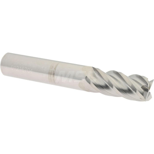 Accupro 01216704 Square End Mill 0.5512'' Dia, 1.2598'' LOC, 4 Flutes, Solid Carbide