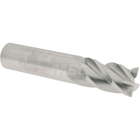 Accupro 01216738 Square End Mill 0.7874'' Dia, 1.4961'' LOC, 4 Flutes, Solid Carbide