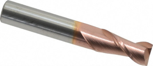 Accupro 01216902 Square End Mill 0.4724'' Dia, 0.9843'' LOC, 2 Flutes, Solid Carbide