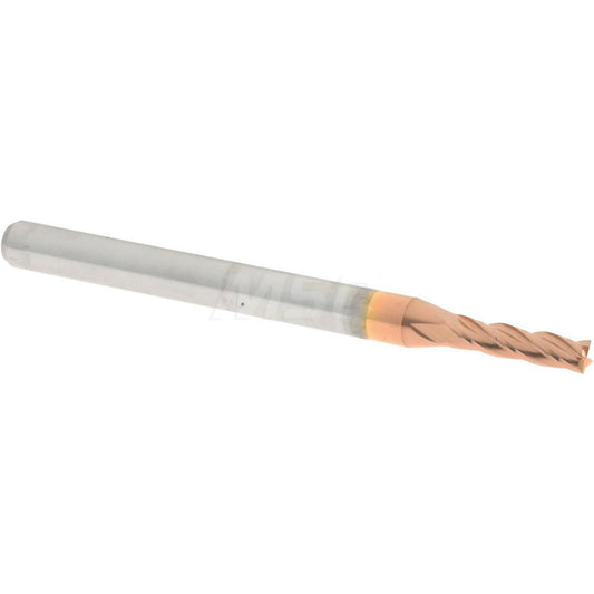 Accupro 01216985 Square End Mill 0.0787'' Dia, 0.315'' LOC, 4 Flutes, Solid Carbide
