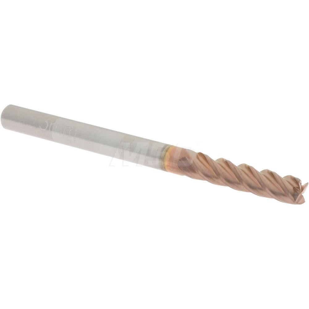 Accupro 01217009 Square End Mill 0.118'' Dia, 0.4724'' LOC, 4 Flutes, Solid Carbide
