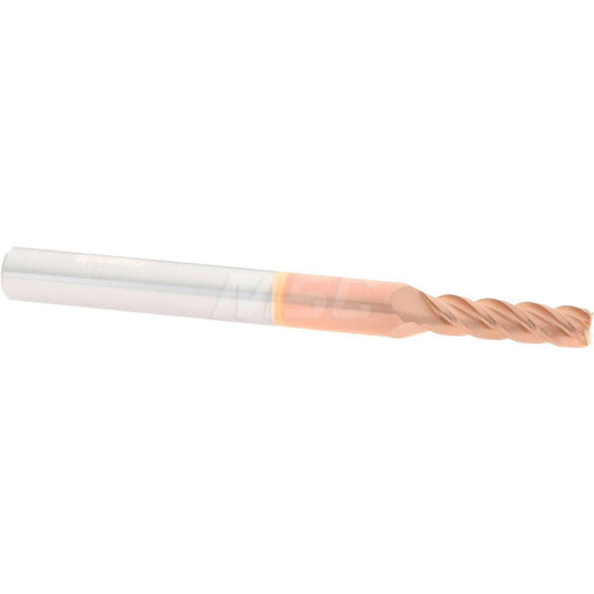 Accupro 01217033 Square End Mill 0.1772'' Dia, 0.6299'' LOC, 4 Flutes, Solid Carbide
